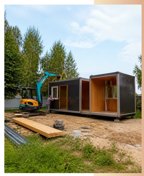 Сборка бытовки на участке в Артёме по цене от 8294 р. | БытовкаПрофи-Арт